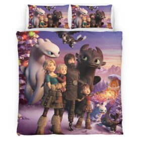 How to train your dragon all characters 4 Duvet Cover