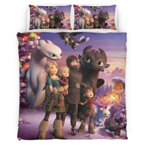 How to train your dragon all characters 4 Duvet Cover