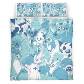 Ice Type Pokemon Duvet Cover