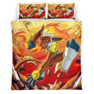 Infernape Pokemon 5 Duvet Cover