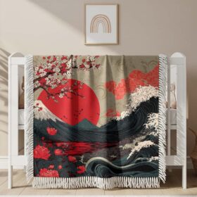 Japanese style Woven Blanket