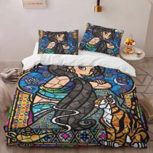 Alternative view of Jasmine Princess Aladdin 03 Duvet Cover