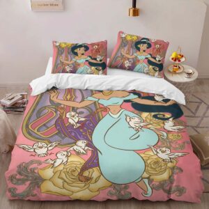 Alternative view of Jasmine Princess Aladdin 04 Duvet Cover