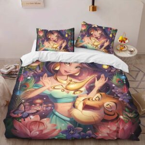 Alternative view of Jasmine Princess Aladdin 06 Duvet Cover