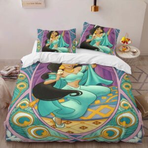 Alternative view of Jasmine Princess Aladdin 10 Duvet Cover