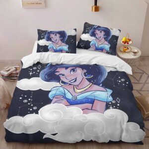 Alternative view of Jasmine Princess Moon Sky Duvet Cover