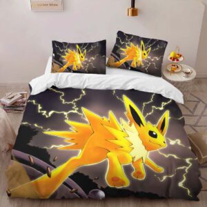 Alternative view of Jolteon Pokemon 2 Duvet Cover
