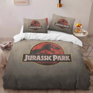 Alternative view of Jurassic World 9 Duvet Cover