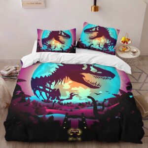 Alternative view of Jurassic world 12 Duvet Cover