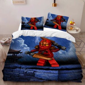 Alternative view of Kai Ninjago Character Duvet Cover