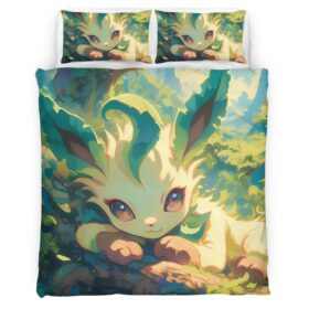 Leafeon Pokemon 3 Duvet Cover
