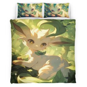 Leafeon Pokemon 4 Duvet Cover