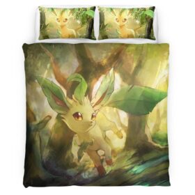 Leafeon Pokemon 9 Duvet Cover
