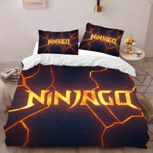 Alternative view of Lego Ninjago Master of the mountain Logo Duvet Cover