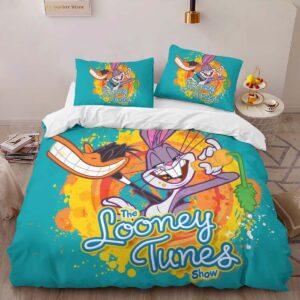 Alternative view of Looney Tunes Bugs And Daffy Duvet Cover
