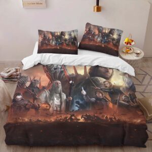 Alternative view of Lord Of The Ring Characters 2 Duvet Cover