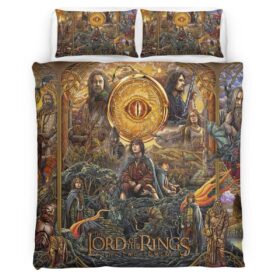 Lord Of The Ring Characters Duvet Cover