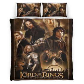 Lord Of The Ring Characters 3 Duvet Cover