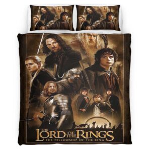 Lord Of The Ring Characters 3 Duvet Cover