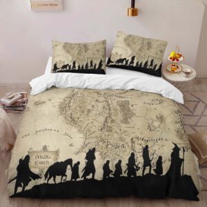 Alternative view of Lord Of The Rings Journey Duvet Cover