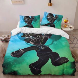 Alternative view of Luigi Super Mario 2 Duvet Cover