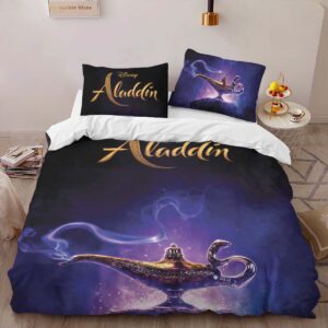 Alternative view of Magic Lamp in Aladdin Duvet Cover