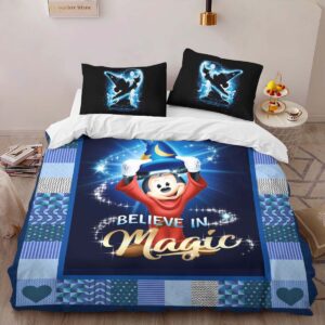 Alternative view of Magician Mickey Believe In Magic Duvet Cover