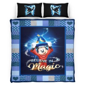 Magician Mickey Believe In Magic Duvet Cover