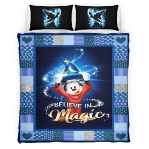 Magician Mickey Believe In Magic Duvet Cover