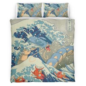 Magikarp And Gyarados Pokemon 2 Duvet Cover