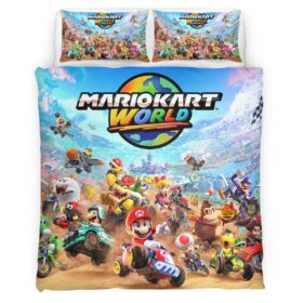 Mario Kart World Duvet Cover