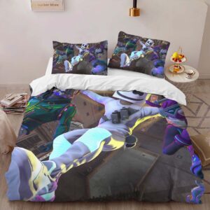 Alternative view of Marshmello Icon Series Fortnite Duvet Cover