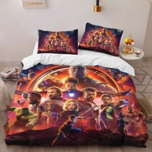 Alternative view of Marvel Avengers 1002 Duvet Cover