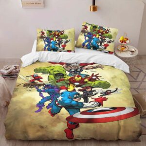 Alternative view of Marvel Avengers 1003 Duvet Cover