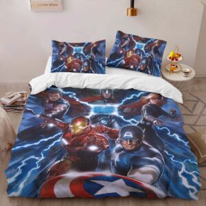 Alternative view of Marvel Avengers 1005 Duvet Cover