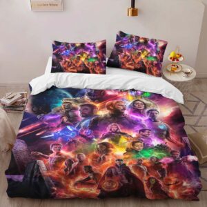 Alternative view of Marvel Avengers 1007 Duvet Cover