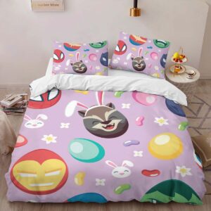 Alternative view of Marvel Avengers 1009 Duvet Cover