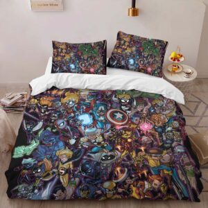 Alternative view of Marvel Avengers 1011 Duvet Cover