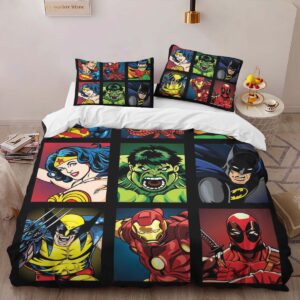 Alternative view of Marvel Avengers 1019 Duvet Cover