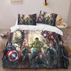 Alternative view of Marvel Avengers 1023 Duvet Cover
