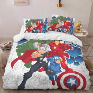 Alternative view of Marvel Avengers 1028 Duvet Cover
