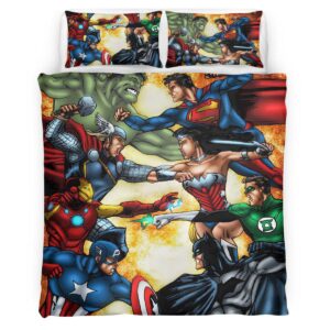 Marvel and DC Comics Duvet Cover