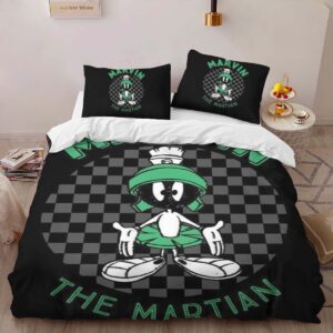 Alternative view of Marvin the Martian Looney Tunes 02 Duvet Cover