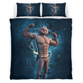 Meowscles Skin Fortnite Duvet Cover