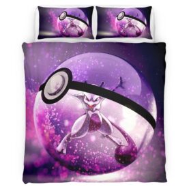 Mewtwo Pokemon Ball Psychic Duvet Cover