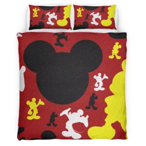 Mickey Mouse Silhouette Duvet Cover