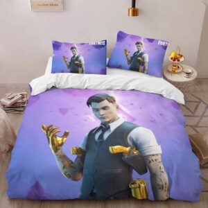 Alternative view of Midas Fortnite Skin 02 Duvet Cover