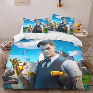 Alternative view of Midas New Skin Fortnite Duvet Cover