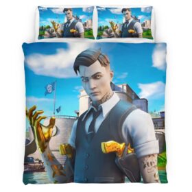 Midas New Skin Fortnite Duvet Cover