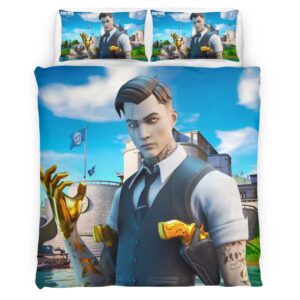 Midas New Skin Fortnite Duvet Cover